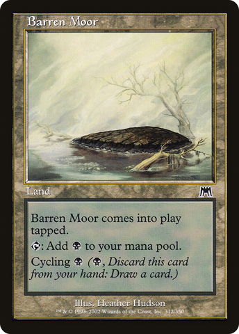 Barren Moor (ONS-312)  Foil - Onslaught