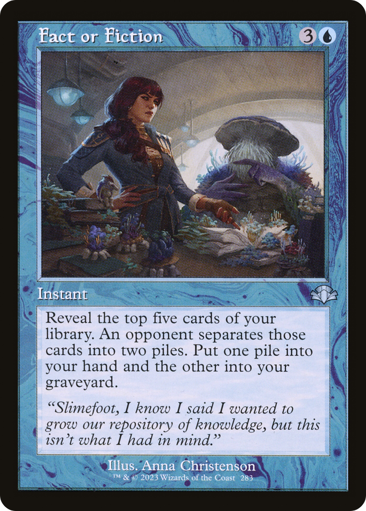 Fact or Fiction (Retro Frame) (DMR-283)  Foil - Dominaria Remastered