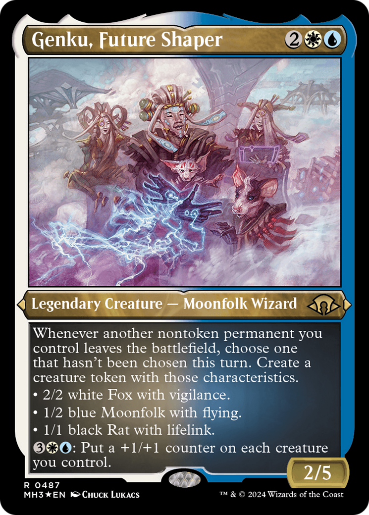 Genku, Future Shaper (Foil Etched) (MH3-487)  Foil - Modern Horizons 3