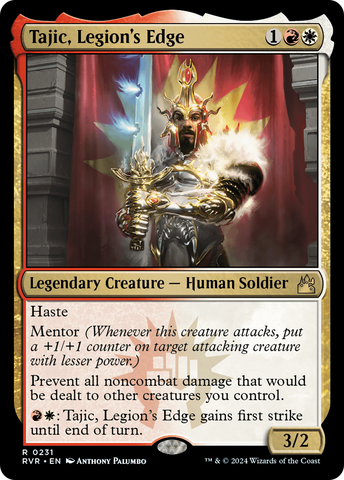Tajic, Legion's Edge (RVR-231)  Foil - Ravnica Remastered