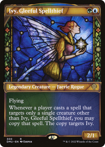 Ivy, Gleeful Spellthief (Showcase) (DMU-300)  - Dominaria United: (Showcase)