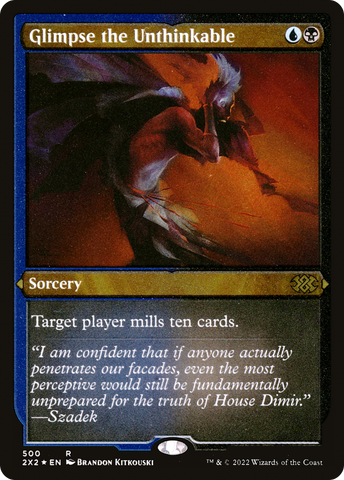 Glimpse the Unthinkable (Foil Etched) (2X2-500)  Foil - Double Masters 2022