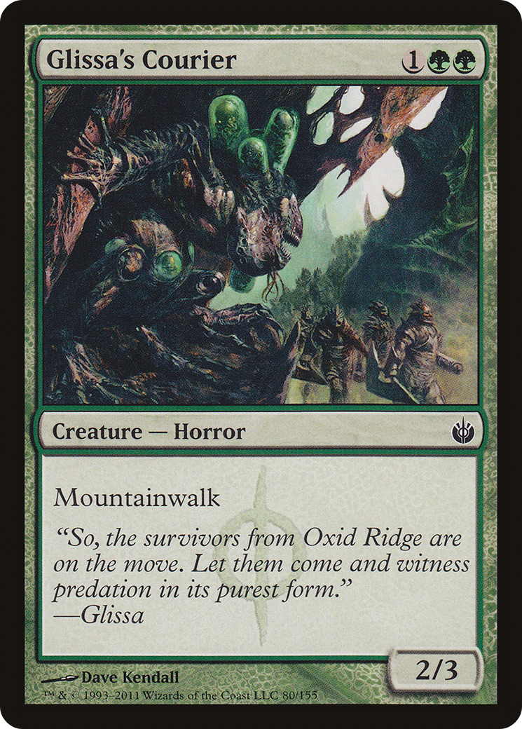 Glissa's Courier (MBS-080)  - Mirrodin Besieged