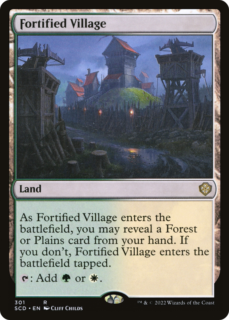 Fortified Village (SCD-301)  - Starter Commander Decks