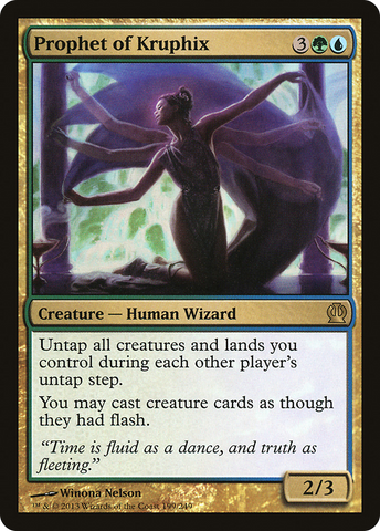 Prophet of Kruphix (THS-199)  Foil - Theros