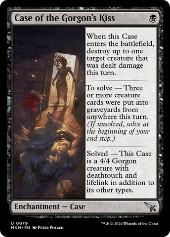 Case of the Gorgon's Kiss (a) (MKM-079)  Foil - Murders at Karlov Manor