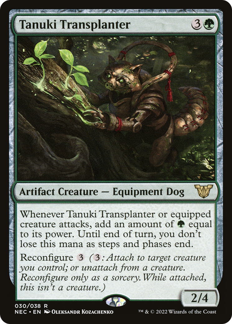 Tanuki Transplanter (NEC-030)  - Neon Dynasty Commander