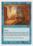 Sage Owl (6ED-095)  - Classic Sixth Edition