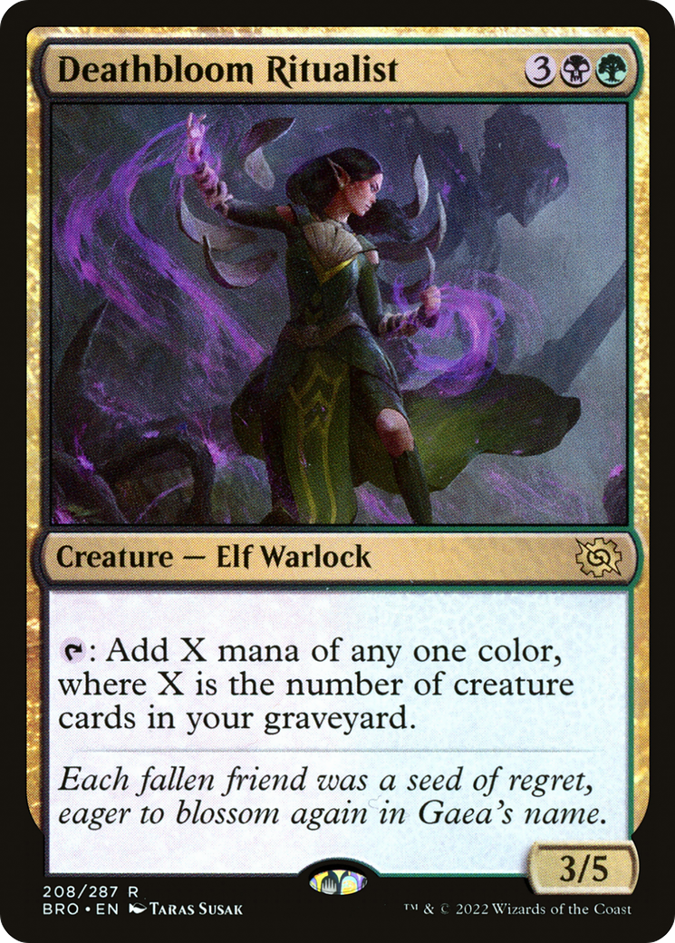 Deathbloom Ritualist (BRO-208)  - The Brothers' War