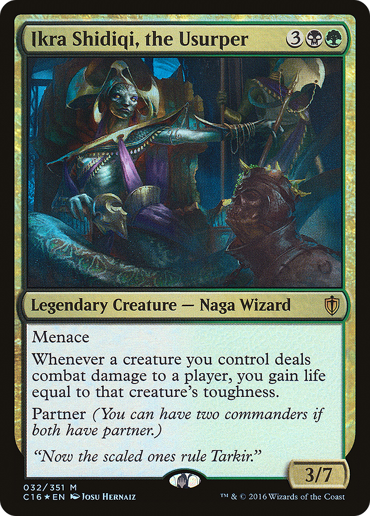 Ikra Shidiqi, the Usurper (C16-032)  Foil - Commander 2016