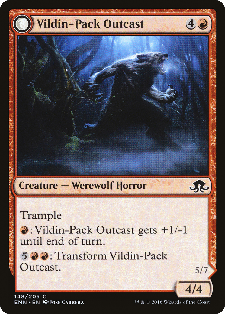 Vildin-Pack Outcast // Dronepack Kindred (EMN-148)  - Eldritch Moon: (mooneldrazidfc)