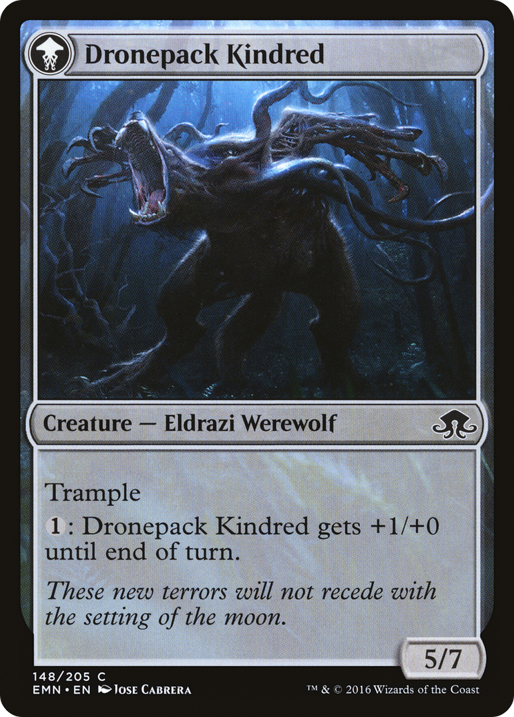 Vildin-Pack Outcast // Dronepack Kindred (EMN-148)  Foil - Eldritch Moon: (mooneldrazidfc)