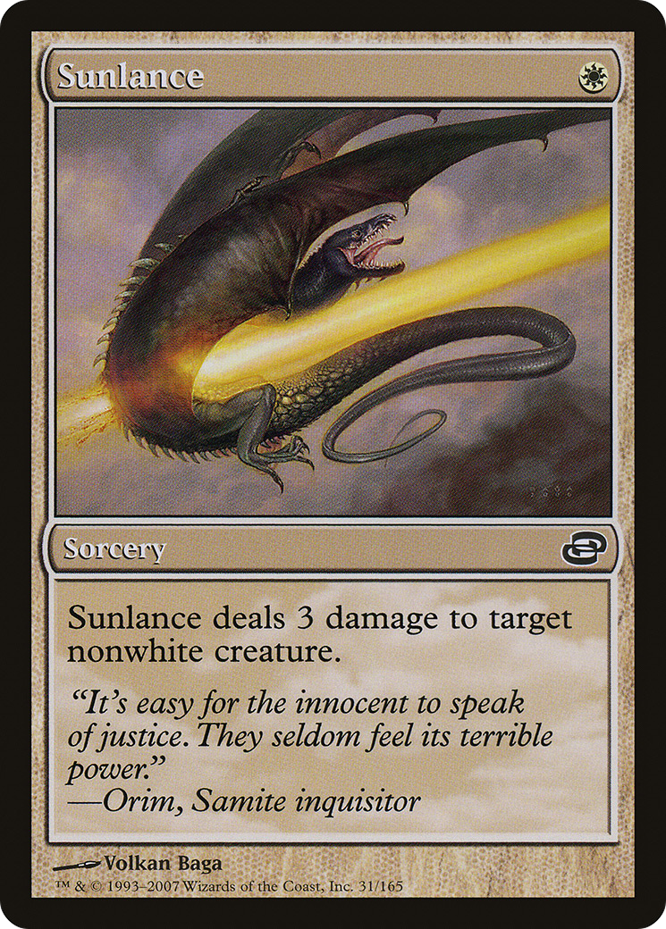 Sunlance (PLC-031)  - Planar Chaos: (colorshifted)