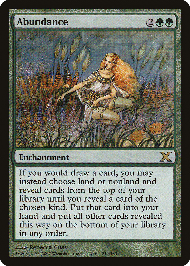 Abundance (10E-249)  Foil - Tenth Edition