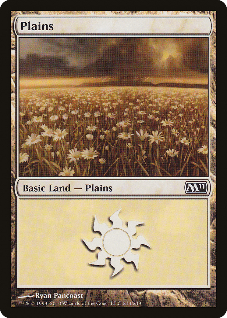 Plains (233) (M11-233)  Foil - Magic 2011