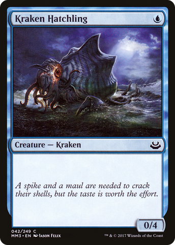 Kraken Hatchling (MM3-042)  Foil - Modern Masters 2017