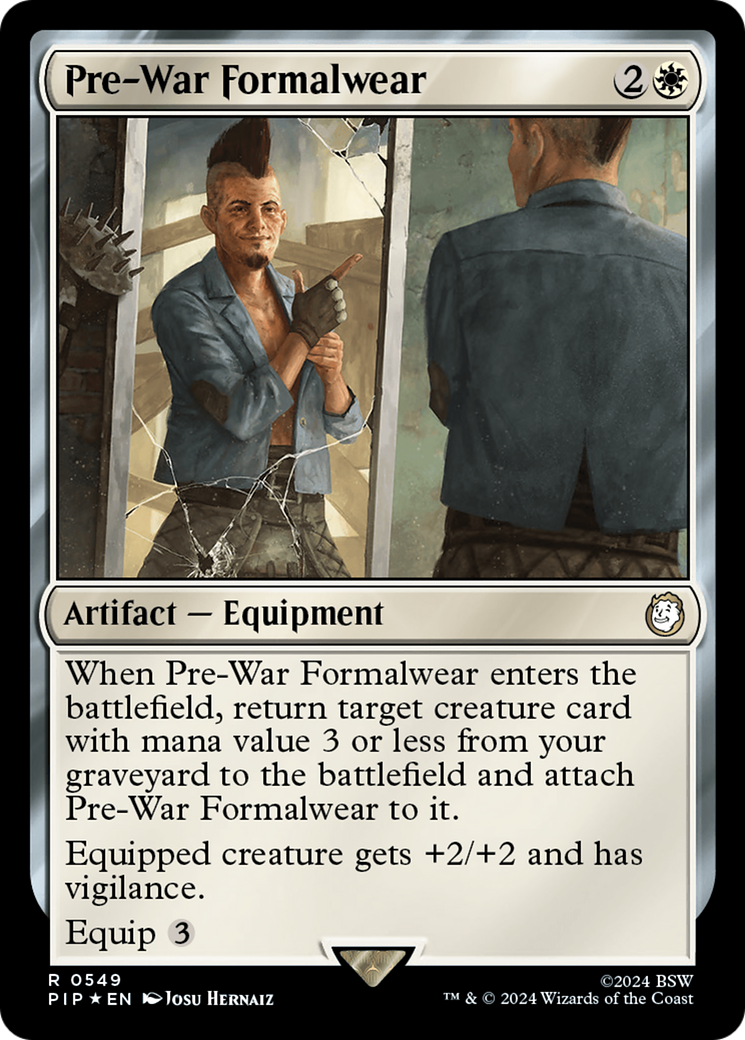 Pre-War Formalwear (Surge Foil) (PIP-549)  Foil - Fallout