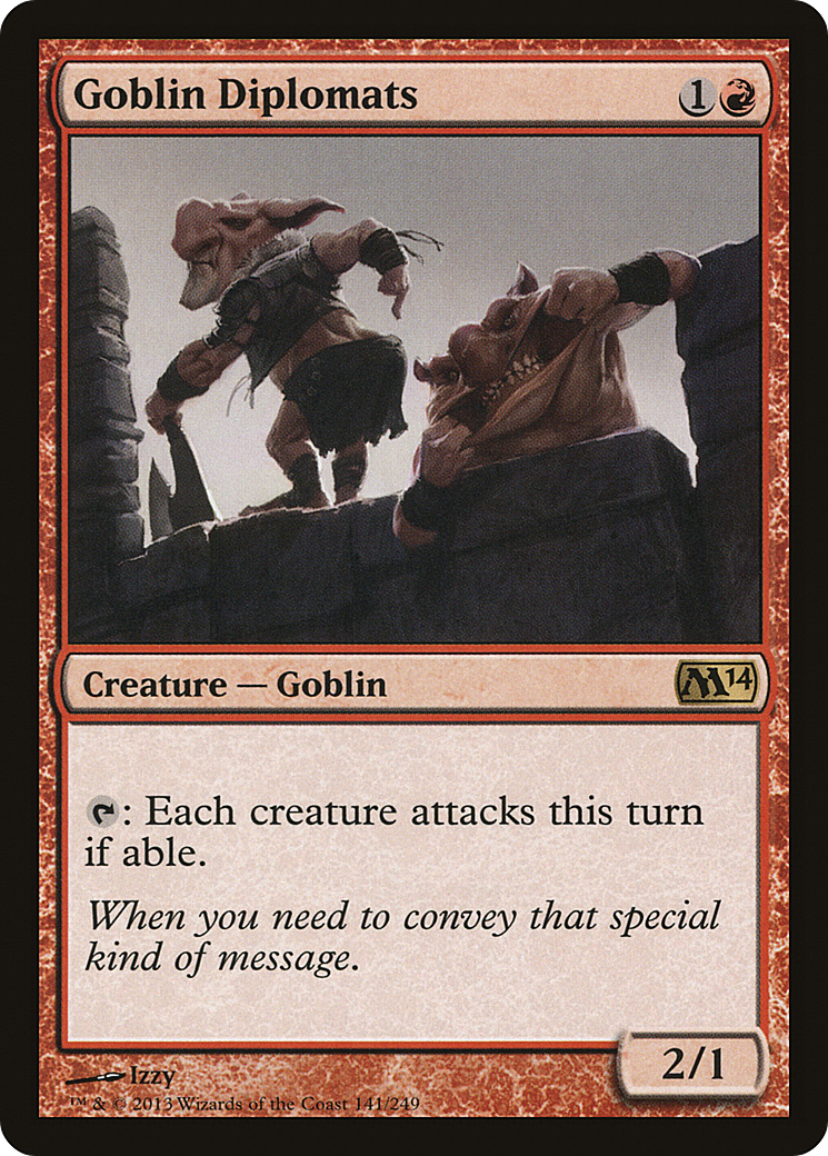 Goblin Diplomats (M14-141)  - Magic 2014