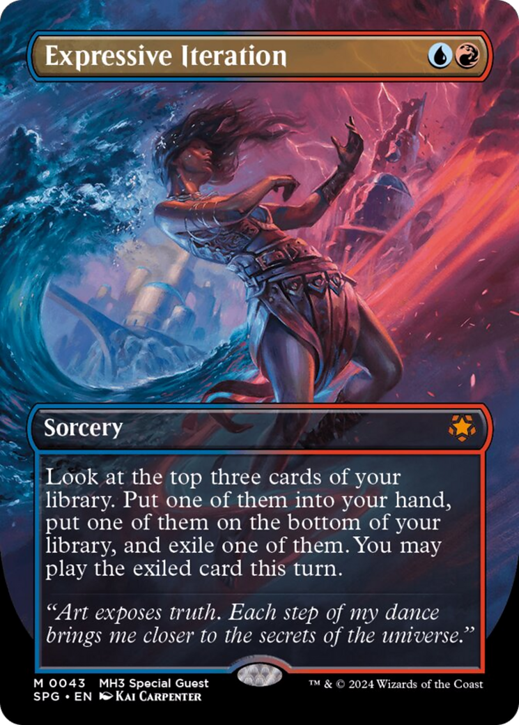 Expressive Iteration (Borderless) (SPG-043)  Foil - Special Guests