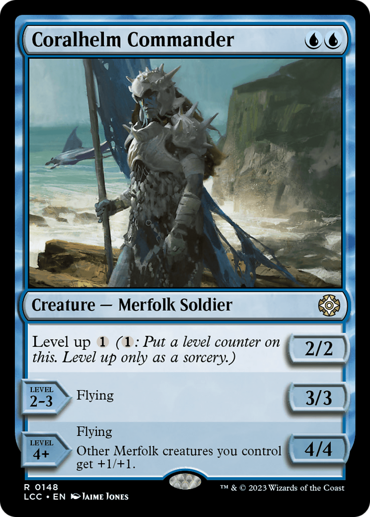 Coralhelm Commander (LCC-148)  - The Lost Caverns of Ixalan Commander