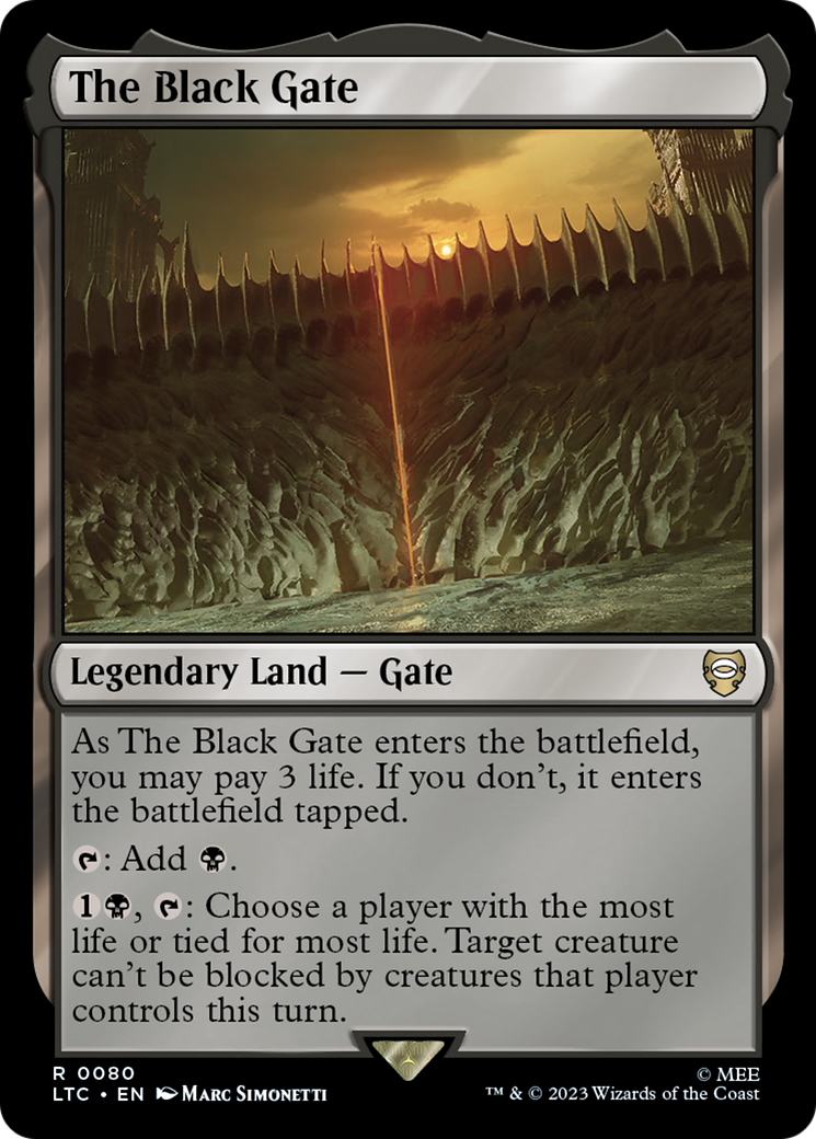 The Black Gate (LTC-080)  - Tales of Middle-earth Commander