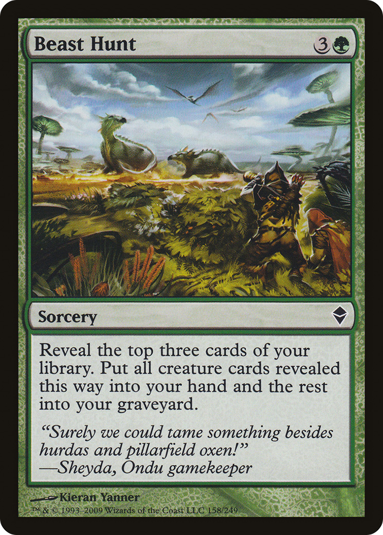 Beast Hunt (ZEN-158)  - Zendikar