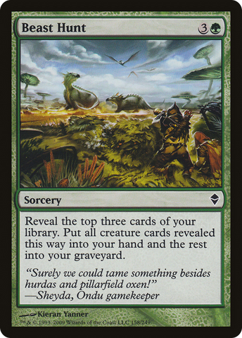 Beast Hunt (ZEN-158) - Zendikar Foil
