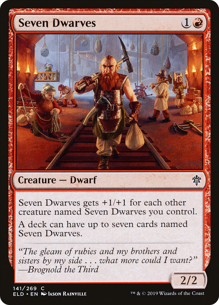Seven Dwarves (ELD-141)  - Throne of Eldraine