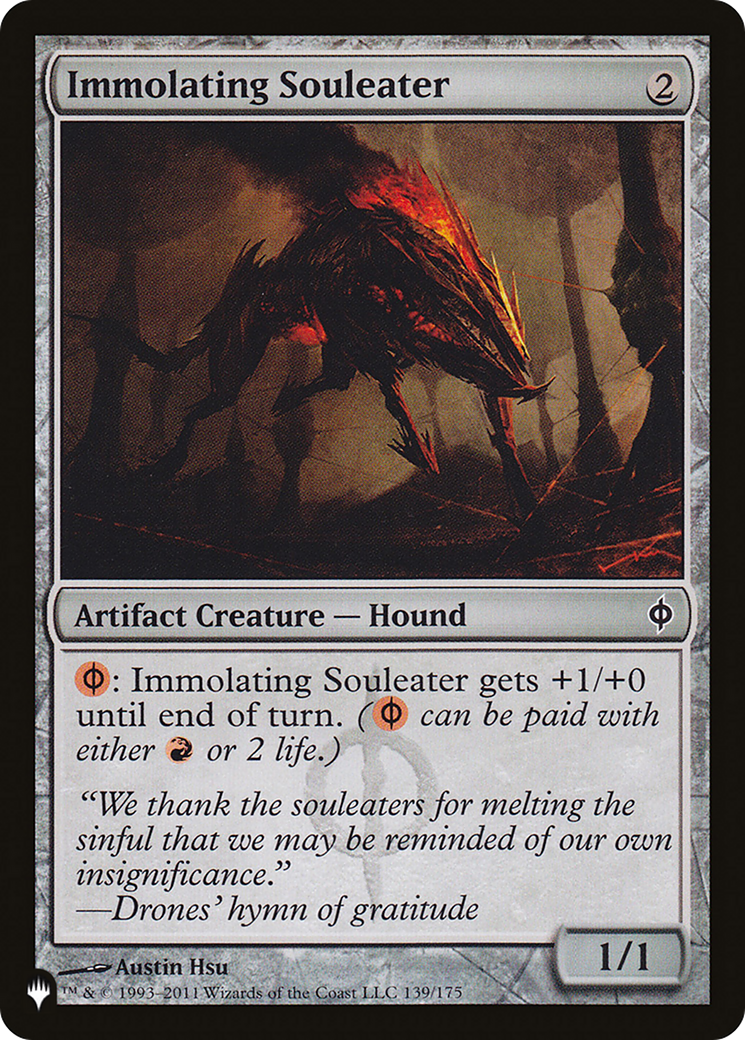 Immolating Souleater (LIST-NPH-139)  - The List
