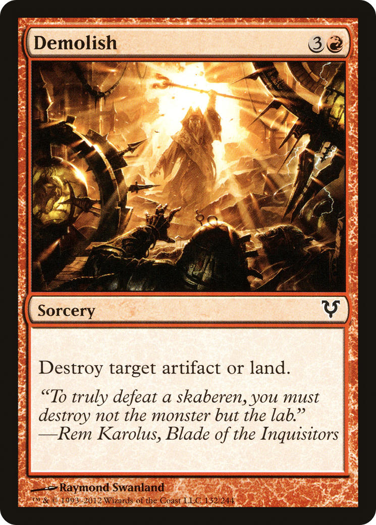 Demolish (AVR-132)  Foil - Avacyn Restored