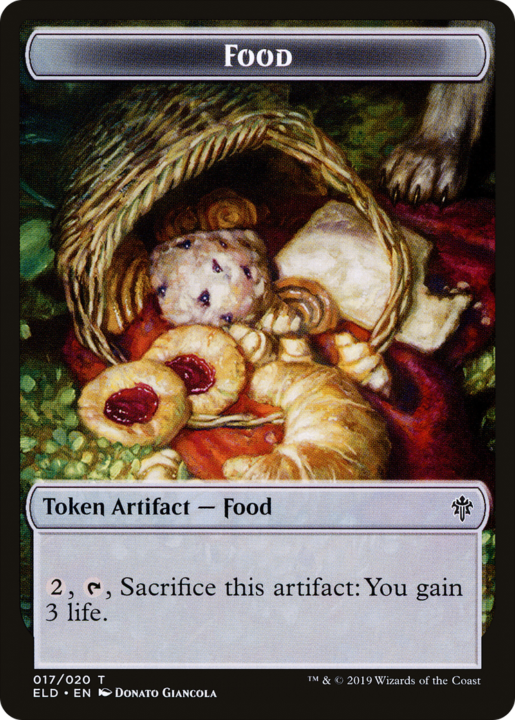 Food (TELD-017)  Foil - Throne of Eldraine Tokens