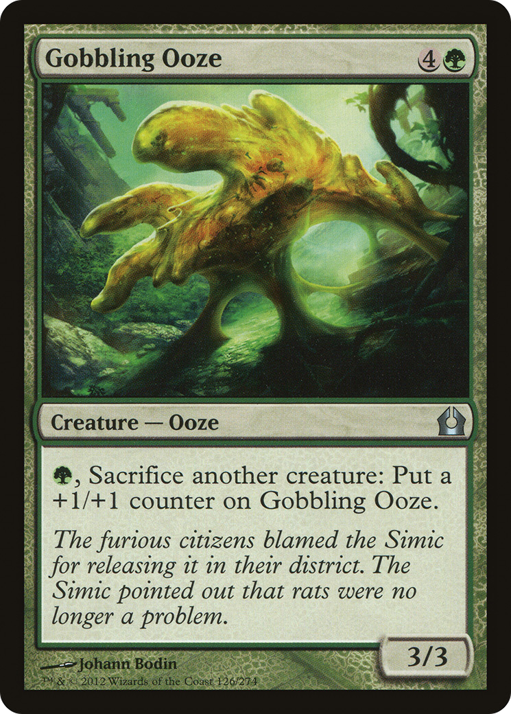 Gobbling Ooze (RTR-126)  - Return to Ravnica