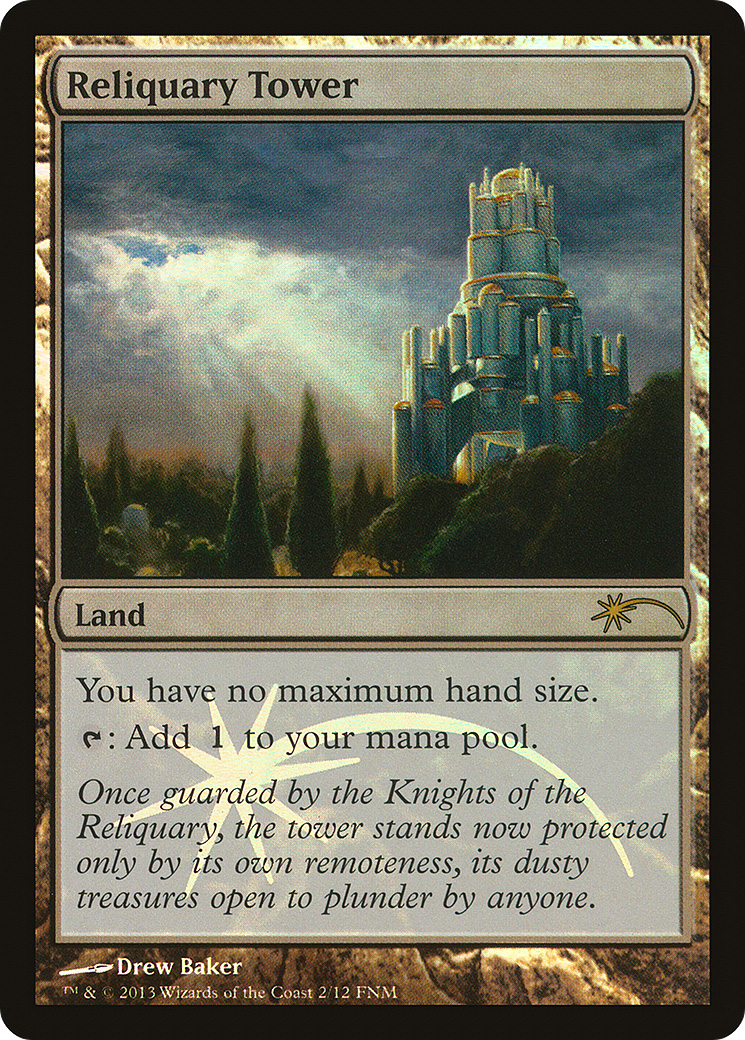 Reliquary Tower (FNM-)  Foil - Friday Night Magic 2013