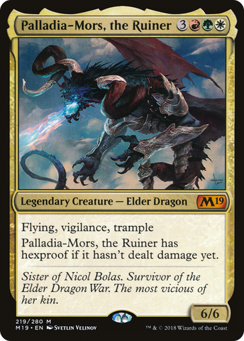 Palladia-Mors, the Ruiner (M19-219)  Foil - Core Set 2019