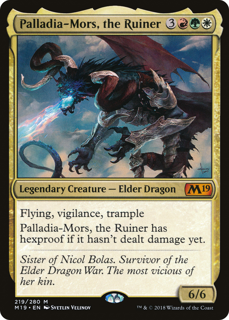Palladia-Mors, the Ruiner (M19-219)  - Core Set 2019