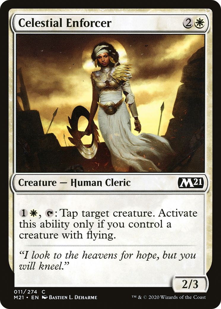 Celestial Enforcer (M21-011)  Foil - Core Set 2021