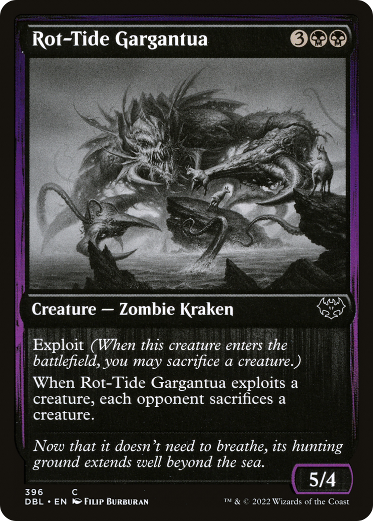 Rot-Tide Gargantua (DBL-396)  Foil - Innistrad: Double Feature