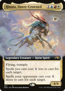 Hinata, Dawn-Crowned (Extended Art) (NEO-487) - Kamigawa: Neon Dynasty: (Extended Art) Foil