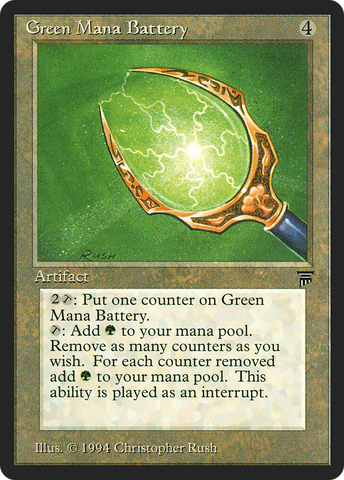 Green Mana Battery (LEG-)  - Legends