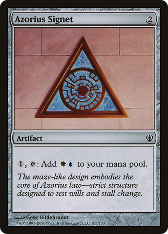 Azorius Signet (ARC-103)  - Archenemy