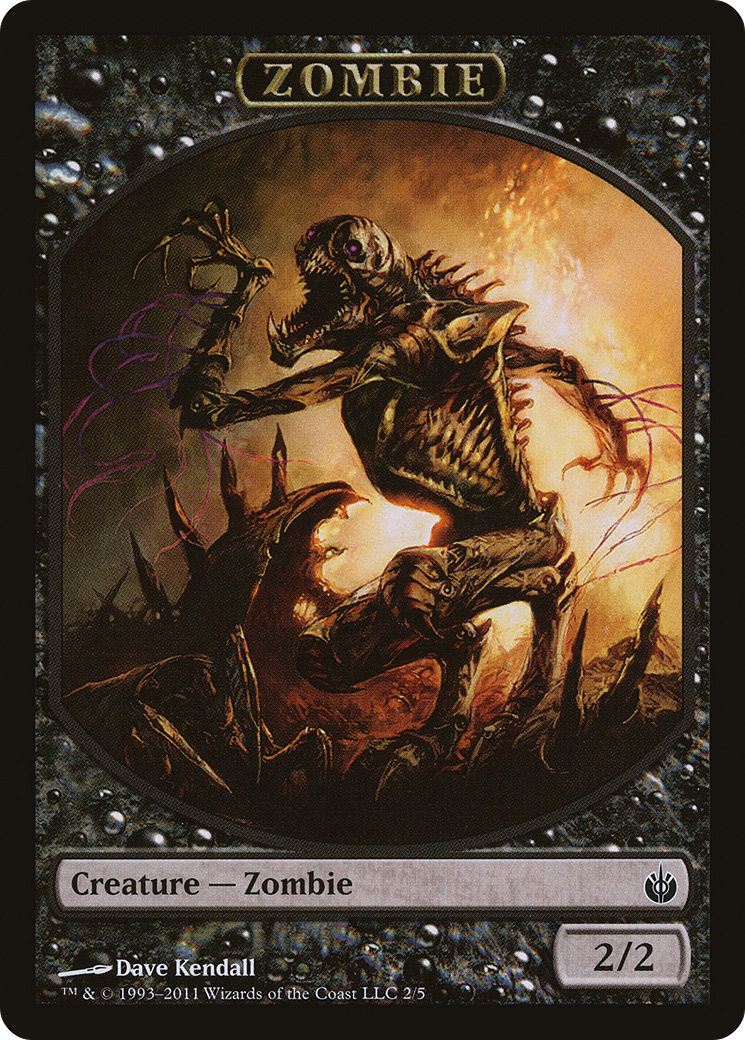 Zombie Token (MBS-002) - Mirrodin Besieged Tokens