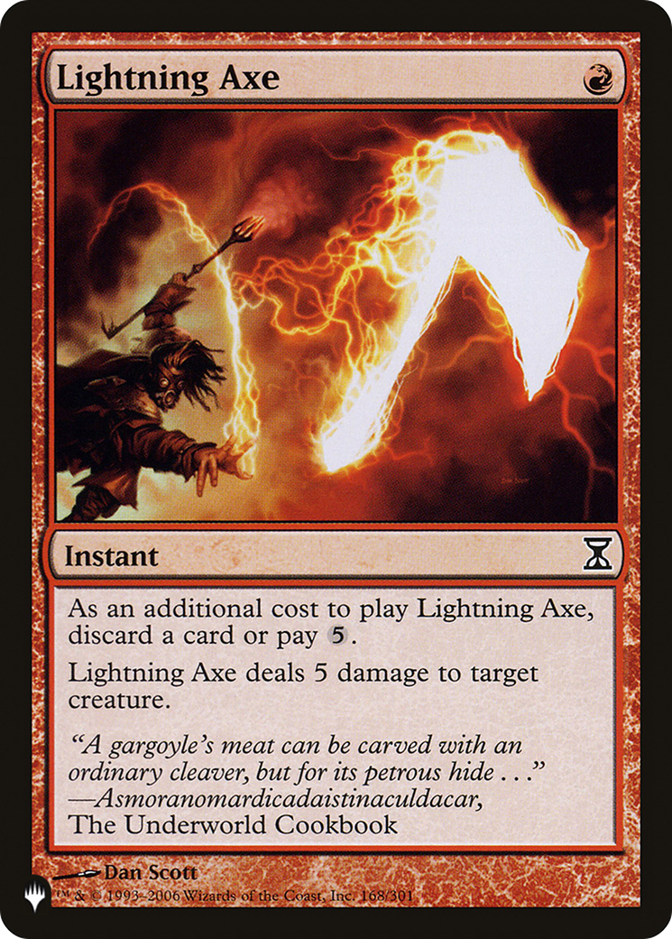Lightning Axe (LIST-TSP-168)  - The List