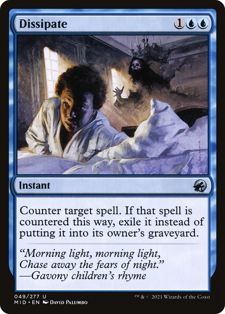 Dissipate (MID-049)  Foil - Innistrad: Midnight Hunt