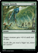 Titanic Growth (WOE-191)  Foil - Wilds of Eldraine