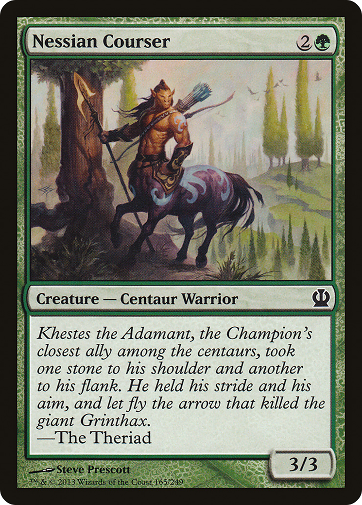 Nessian Courser (THS-165)  Foil - Theros