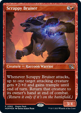 Scrappy Bruiser (PPMOM-382)  Foil - March of the Machine