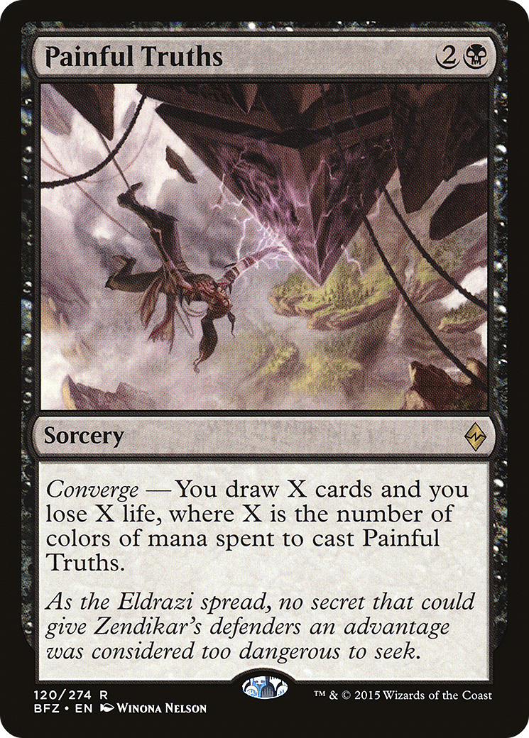 Painful Truths (BFZ-120)  - Battle for Zendikar