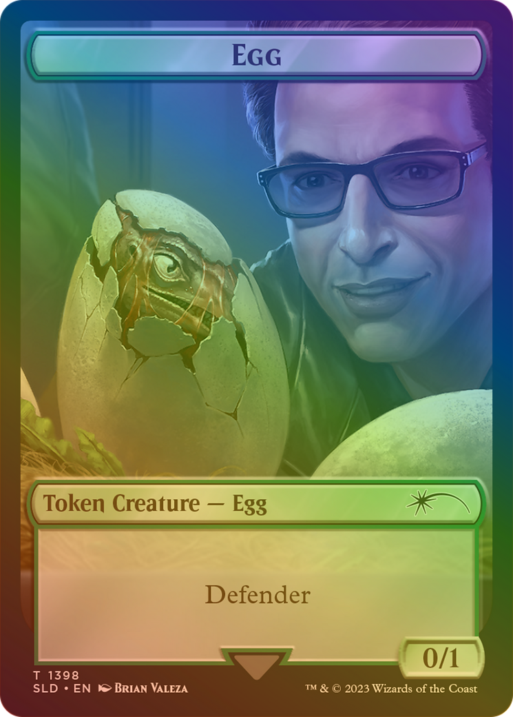Egg Token (Rainbow Foil) (SLD-1398)  Foil - Secret Lair Drop