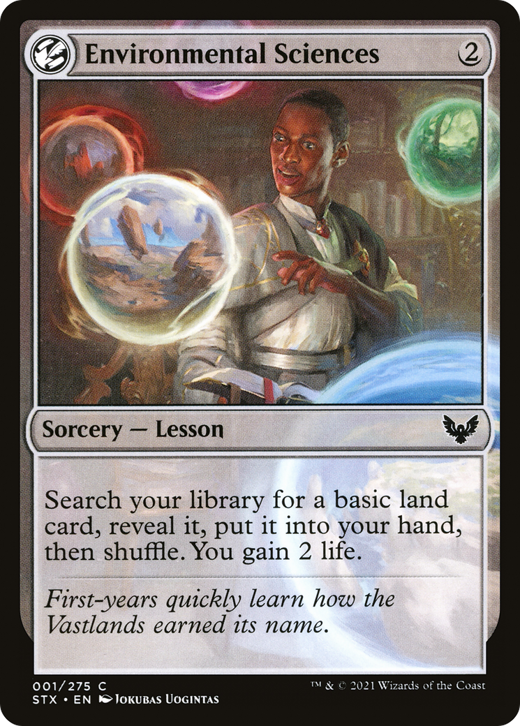 Environmental Sciences (STX-001)  - Strixhaven: School of Mages: (lesson)