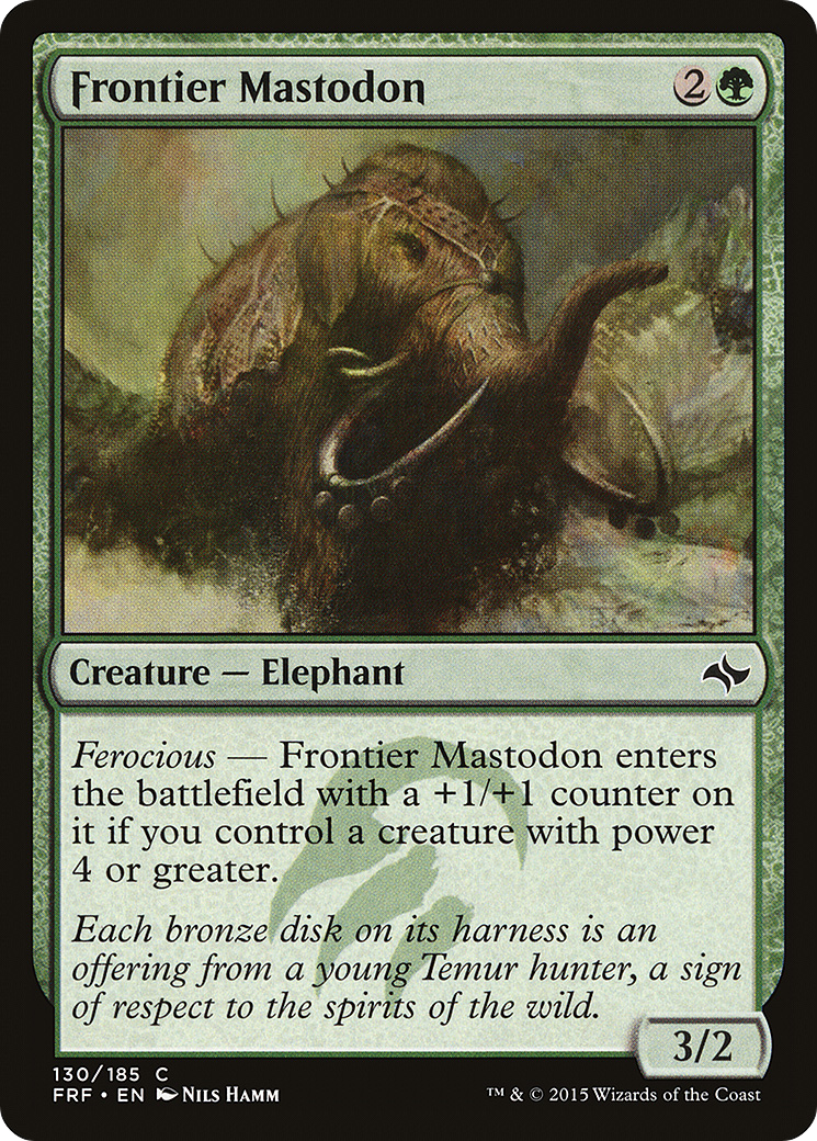 Frontier Mastodon (FRF-130)  - Fate Reforged